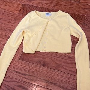yellow princess polly cardi 🍋